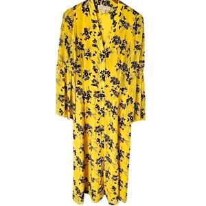 Michael Kors Floral Dress Feminine Spring Summer Fit & Flare Midi Dress